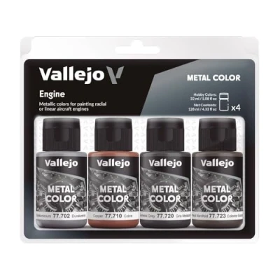 Image of Vallejo VAL77604 Colours for Models and minatures, 32 ml (Pack of 4)