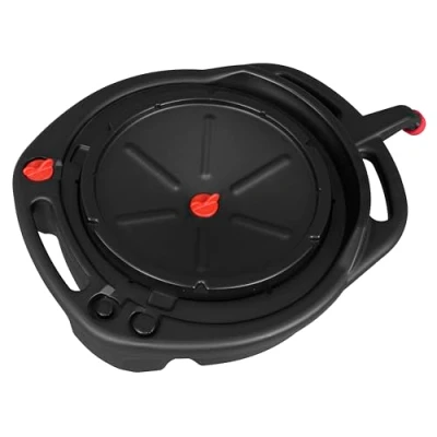 Image of Sealey Oil/Fluid Drain Pan &amp; Recycle Container 8 Liter