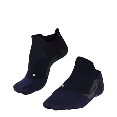 Image of FALKE Men&#039;s GO5 Invisible M IN Functional Yarn Anti Blister 1 Pair Golf Socks, Blue (Space 6116), 8 9