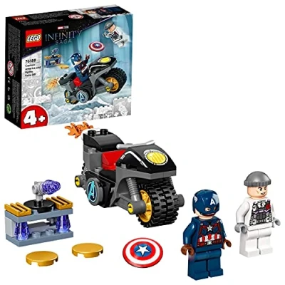Image of LEGO 76189 Super Heroes Captain America and Hydra Face Off