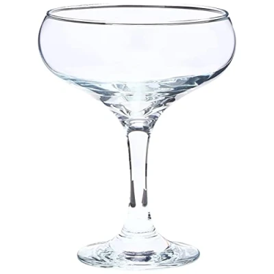 Image of Bistro Champagne Saucers 9.7oz / 275ml Set of 12 27.5cl Glasses, Coupe Elegant and Affordable!