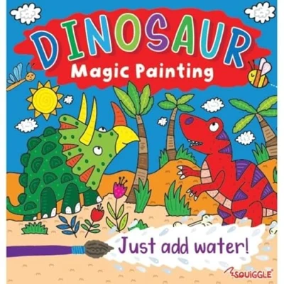 Image of Sixstore Children&#039;s Magic Paint with Water Books (Dinosaur)