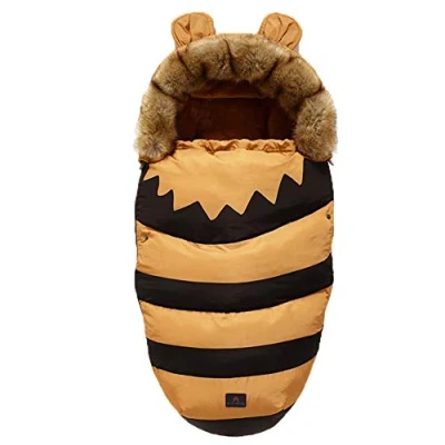 Image of Gorger Pram Footmuffs Universal Winter Warm Waterproof Windproof Outdoor Baby Bunting Bags Suitable for Pushchairs, Strollers, Prams, Buggy, Car Seat, Bed