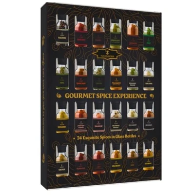 Image of Spice Gift Set 24 Gourmet Spices For Cooking, Grilling, Rubs, Mixed Spice, Herbs, &amp; Seasonings, All Purpose Seasoning, Cooking Gifts Men, Women, Birthday, Christmas, Housewarming