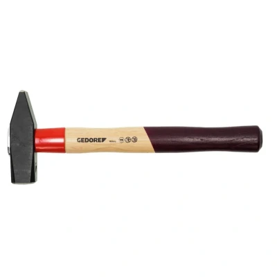 Image of Gedore 600H 2000 g &quot;Rotband&quot; Hickory Engineers&#039; Hammer Brown/Red/Bordeaux