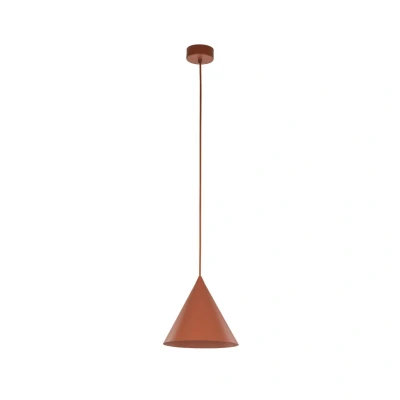 Image of Cono 19cm Dome Pendant Ceiling Light Brick 1xE27