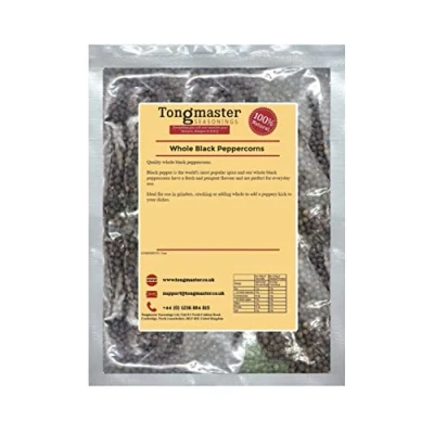 Image of Whole Black Peppercorns 500g
