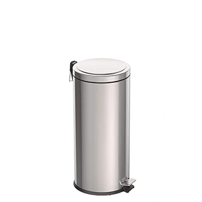 Image of Tramontina Polished Stainless Steel Pedal Bin 30L