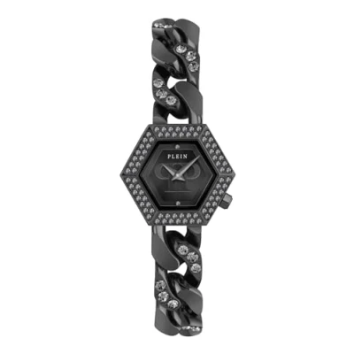 Image of Philipp Plein The Hexagon Groumette WoMens Black Watch PWWBA0423 Stainless Steel (archived) One Size