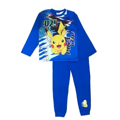 Image of Pokemon, Boys 2 Piece Pyjamas Set, Navy, Age 13 Years
