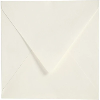Image of Envelopes, size 16x16 cm, 120 g, off white, 50x20pcs