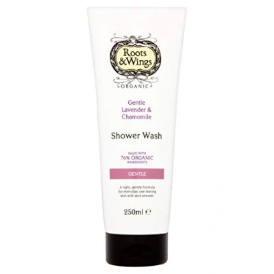 Image of Roots &amp; Wings Organic Gentle Lavender and Chamomile Shower Wash 250ml