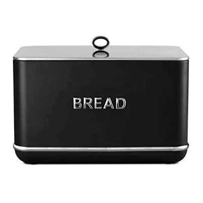 Image of Tower Renaissance Bread Bin Black
