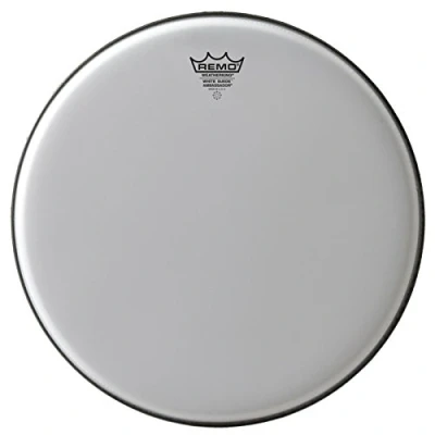 Image of Remo BA0812 WS White Suede Ambassador Drum Head 12 Inch