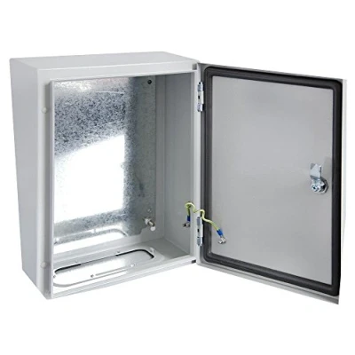 Image of Steel Door Enclosure, IP66, IK10, Grey ENCLOSURES Metal / 19&quot; Cabinet Racks, 1 X Qty DEDS0099