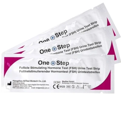 Image of 3 x Female Fertility Test Menopause Testing Kit FSH Strip Tests