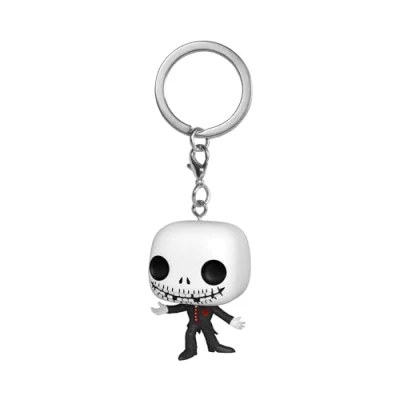 Image of Funko Pop! Keychain: Disney the Nightmare Before Christmas 30th Formal Jack Skellington Disney: Novelty Keyring Collectable Mini Figure Stocking Filler