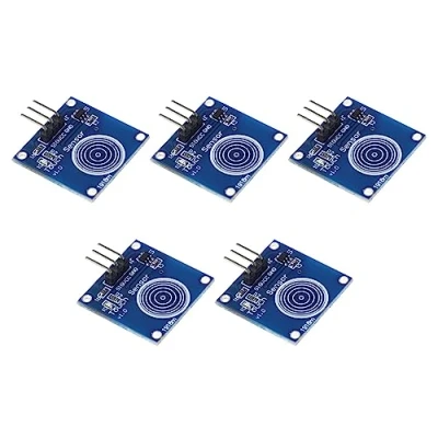 Image of TECNOULAB 5pcs TTP223 TTP223B Digital Touch Sensor Jog Capacitive Switch Module