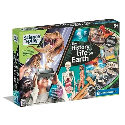 Image of Clementoni Science &amp; Play Lab: History of Life on Earth, Educational Toy, Experiment Kit Gift for Kids (8+ Years)