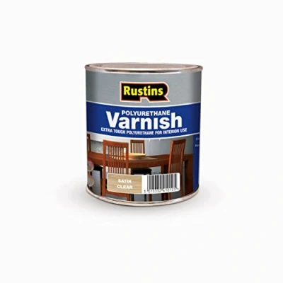 Image of Rustins Polyurethane Varnish Clear Satin 250ml
