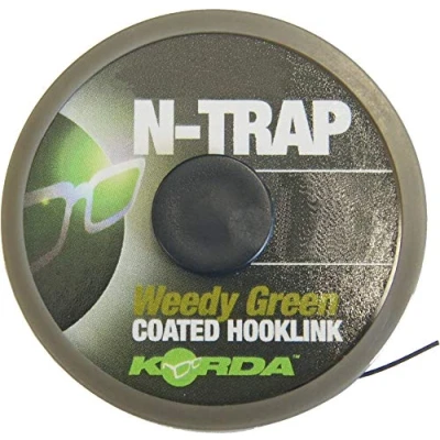 Image of Korda Soft N Trap Coated Hooklink 15lb Weed