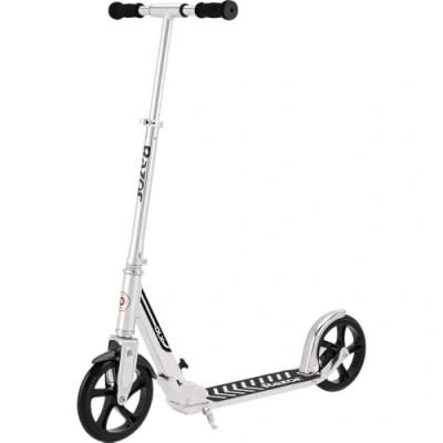 Image of Razor A5 DLX Kick Scooter For Kids Ages 8+ 8&quot; Urethane Wheels, Foldable, Anti Rattle Handlebars, Riders up to 220 lbs