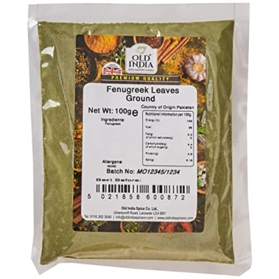 Image of Old India Fenugreek Leaves Ground 100g
