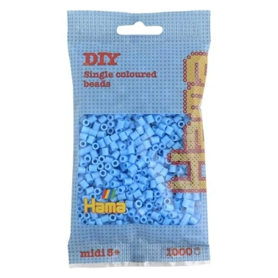 Image of Hama 207 46 Patel Blue (1000 Midi Beads), Pastel 46, L