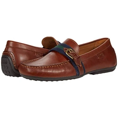 Image of Polo RALPH LAUREN Men&#039;s Fashion Casual Driving Style Loafer, Tan, 10 UK