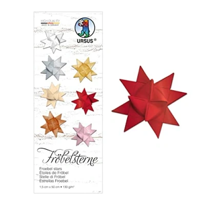 Image of Ursus Star Striped Coloured Drawing Paper 130 g/m²