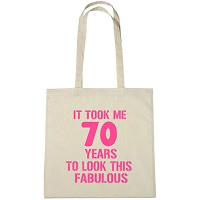 Image of Lolmugs It Took Me 70 Years Fabulous Tote Bag