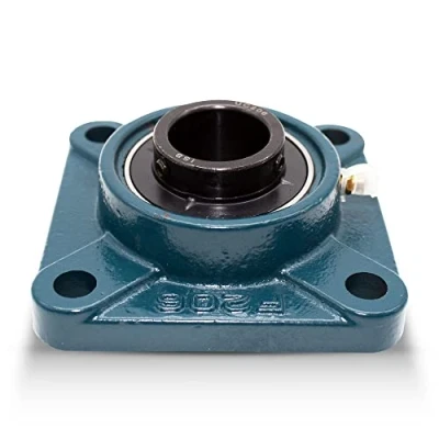 Image of 2 PCS UCF 205 / SF25 25mm bore, Cast Iron Flange Bearing Unit Self aligning Pillow