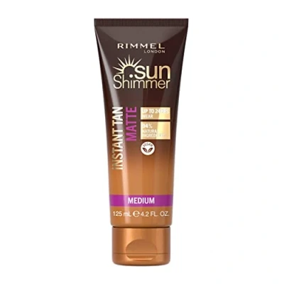Image of Rimmel Sunshimmer Water Resistant Instant Tan Wash Off Matte Medium