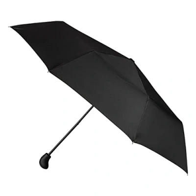 Image of Isotoner totes Eco Supermini Plain Black with Gearstick Handle