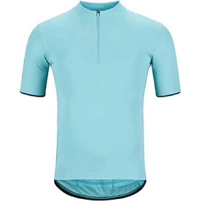 Image of Odlo Men Cycling jersey with half zipper ESSENTIALS, porcelain, S