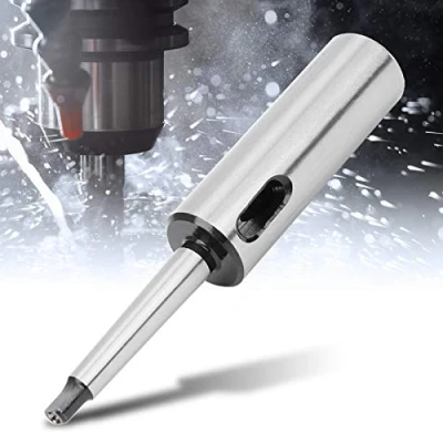 Image of Taper Drill Sleeve, MT1 to MT2 Morse Sleeve Lengthened Reducing Adapter, for Lathe Milling