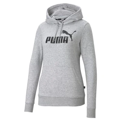 Image of Puma Hoodie, Women&#039;s, Size: Large, Light gray heather
