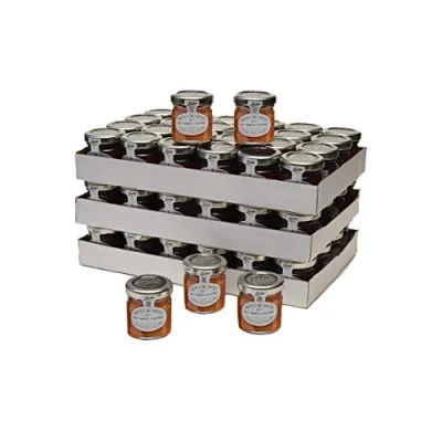 Image of Wilkin &amp; Sons Tiptree Hot Mango Chutney 72 Pack of 38g Mini Glass jar Portion pots Vegetarian, Vegan, coeliac, Friendly Gluten Free Made in The UK