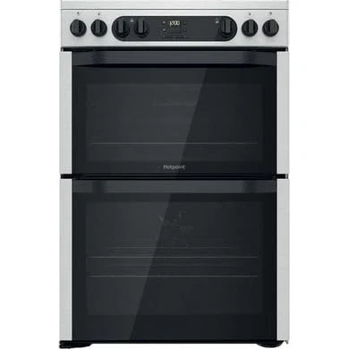 Image of Hotpoint Electric Double Cooker Stainless Steel