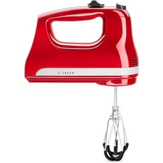 Image of KitchenAid Hand Mixer 6 Speed With Flex Edge Beaters 5khm6118 Onyx Black
