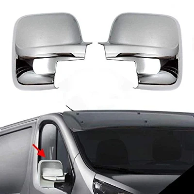 Image of ABS Chrome Wing Mirror Cover for Vivaro [Both Sides]