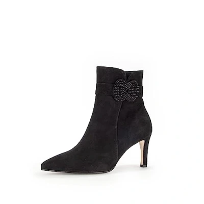 Image of Gabor Badger Womens Ankle Boots 5 UK Black Suede
