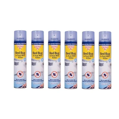 Image of SK INFINITY Zero In Bed Bug &amp; Dust Mite Killer Long Lasting Protection for Over 2 weeks Treats Mattresses, Beds and Furniture Ready To Use Child Pet Safe Spray 300 ml (Pack of 6)
