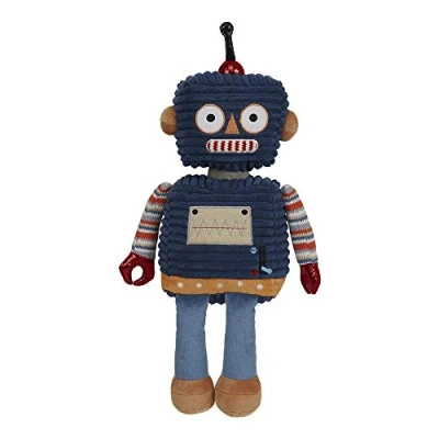 Image of Wilberry Robots Dark Blue Robot Soft Toy WB003601