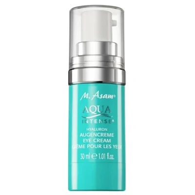 Image of M. Asam Aqua Intense Eye Cream (30ml) gentle yet effective under with Hyaluronic Acid, targets fine lines &amp; wrinkles, cushioning smoothing effect, for all skin types
