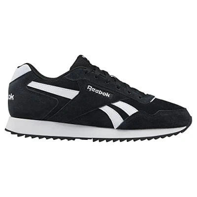 Image of Reebok Mens Glide Ripple Sneaker, Cblack Ftwwht Cblack, 7 UK