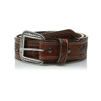 Image of ARIAT Men&#039;s Straight Oak Taper Belt, Tan, 40