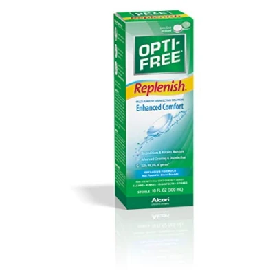 Image of Opti Free Replenish Multi Purpose Disinfecting Solution with Lens Case, 10 Ounces