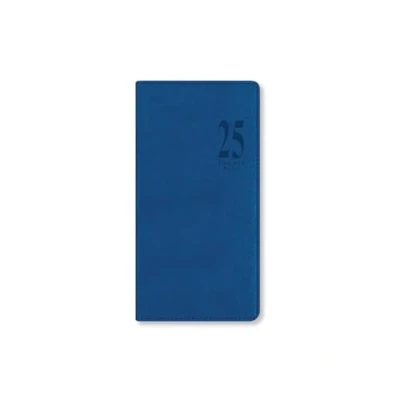 Image of Letts of London Milano Slim week to view 2025 diary blue