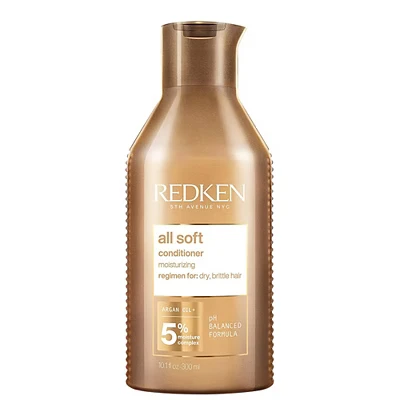 Image of REDKEN All Soft Conditioner, for Dry Hair, Argan Oil, Intense Softness and Shine, 300ml
